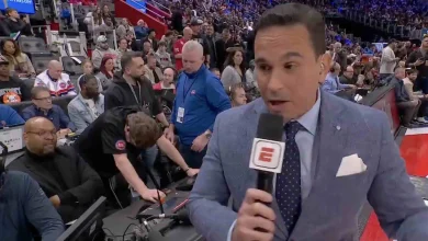 Buzzer derailed Donovan Mitchell interview, Pistons-Cavs broadcast