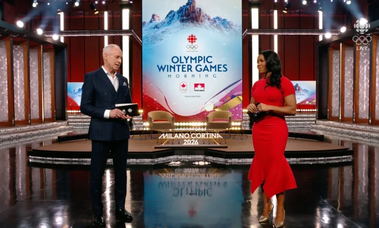 CBC Milano Cortina Winter Olympics Broadcast Set Design Gallery
