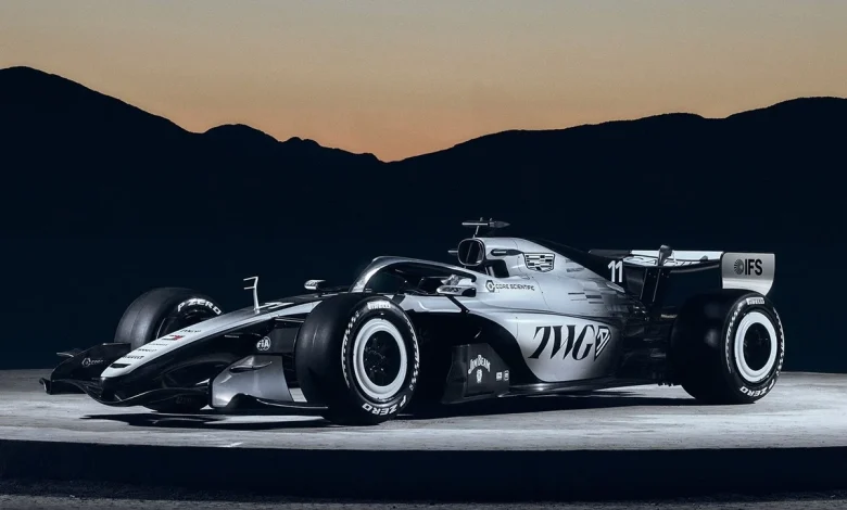 Cadillac reveals two-sided 2026 F1 livery