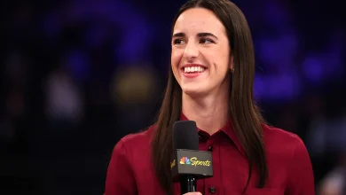 Caitlin Clark Roasts Herself For Being Shortest Member Of NBA Broadcast