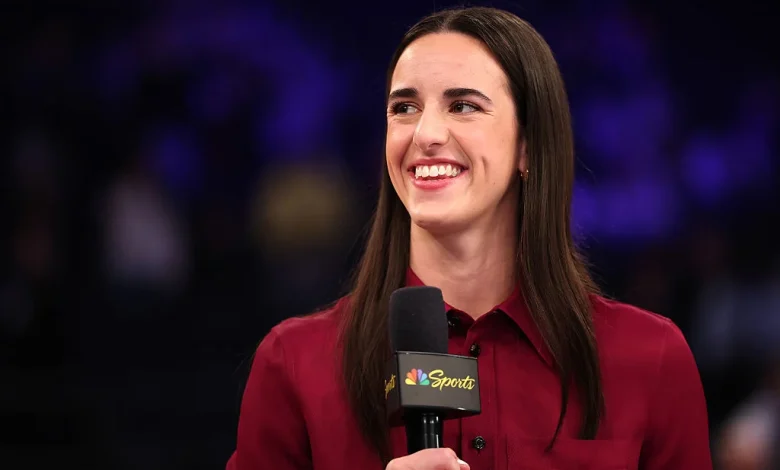 Caitlin Clark Roasts Herself For Being Shortest Member Of NBA Broadcast