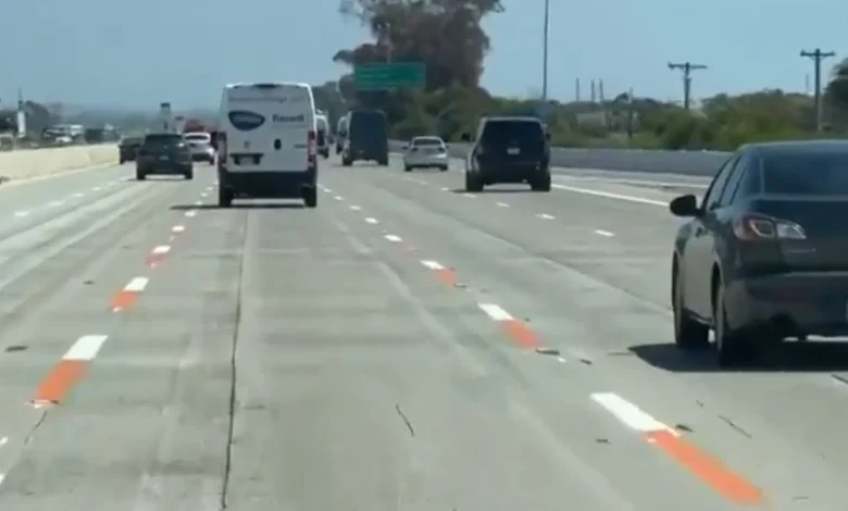 California's Orange Highway Stripes Are Already Changing How You Drive
