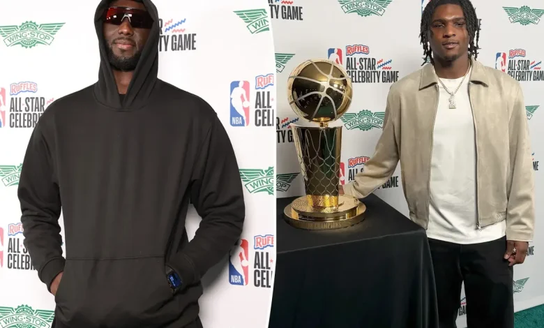 Cam Ward’s pricey chain, Tacko Fall’s height highlight NBA All-Star Celebrity Game’s green carpet