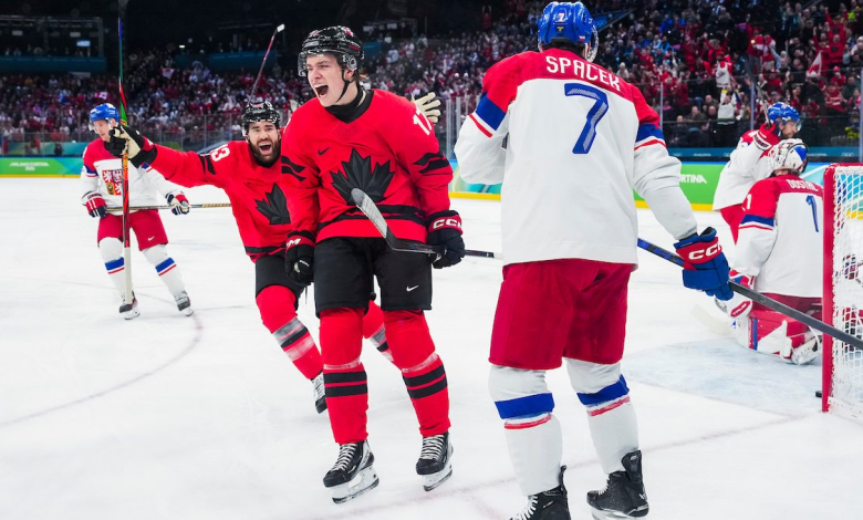 Canada advances to men’s hockey semifinals with overtime win over Czechia