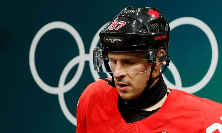 Canada captain Sidney Crosby out for Olympic gold medal game
