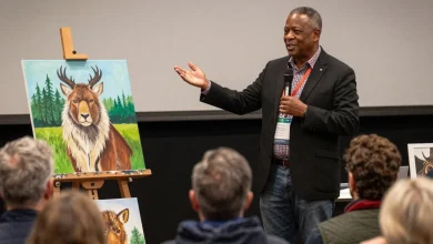 Canada joins the USA, France, Germany, UK, Australia, Mexico, and Spain: Darrell Chocolate’s Northern Indigenous Art Steals the Show at Edmonton’s Tourism Conference, Boosting Airlines and Hotel Bookings!