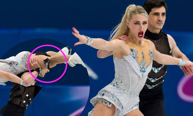 Canada star's great instincts to avoid penalty for wardrobe malfunction