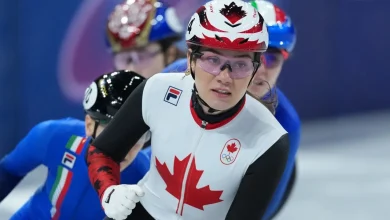 Canada's Courtney Sarault wins Olympic silver in short-track 1,000m