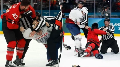 Canada's Tom Wilson ejected for fighting in fiery Olympics scene