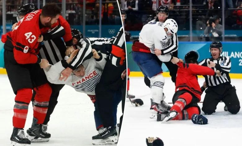 Canada's Tom Wilson ejected for fighting in fiery Olympics scene