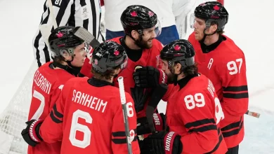 Canada’s top line of Celebrini-McDavid-Wilson embodies joy of Olympic hockey