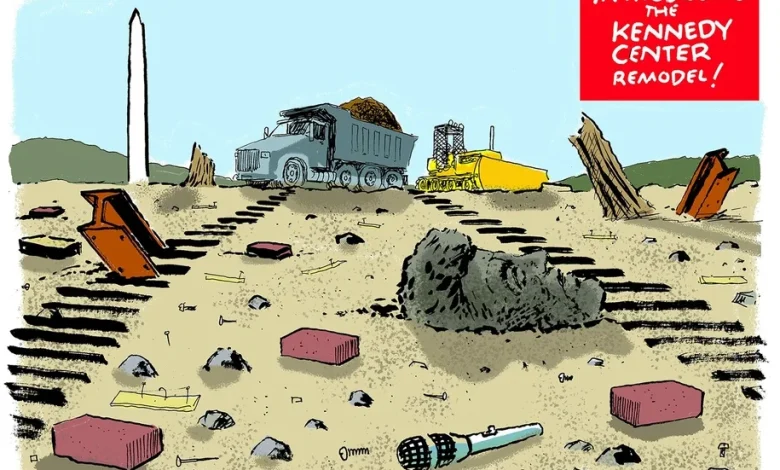 Cartoon: Introducing the Kennedy Center remodel! - Daily Kos