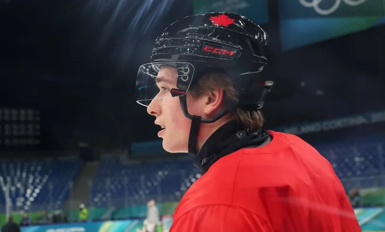 Celebrini is 'going to be asked to play a big role' for Team Canada at Olympics