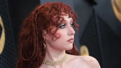 Chappell Roan goes totally topless in nipple ring gown on Grammys red carpet as fans ask ‘is this legal?’