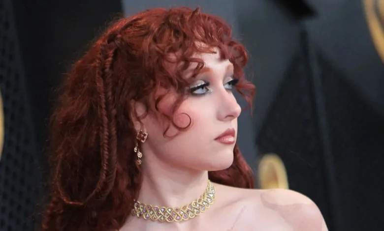 Chappell Roan goes totally topless in nipple ring gown on Grammys red carpet as fans ask ‘is this legal?’