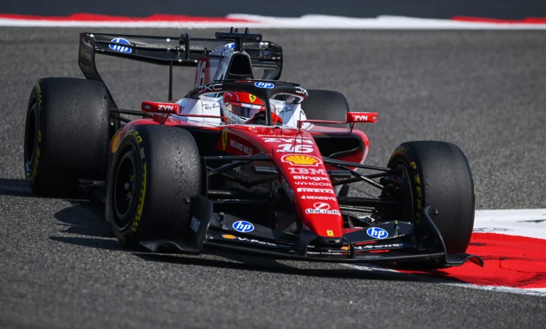 Charles Leclerc leads Kimi Antonelli and Oscar Piastri on final morning of second Bahrain test