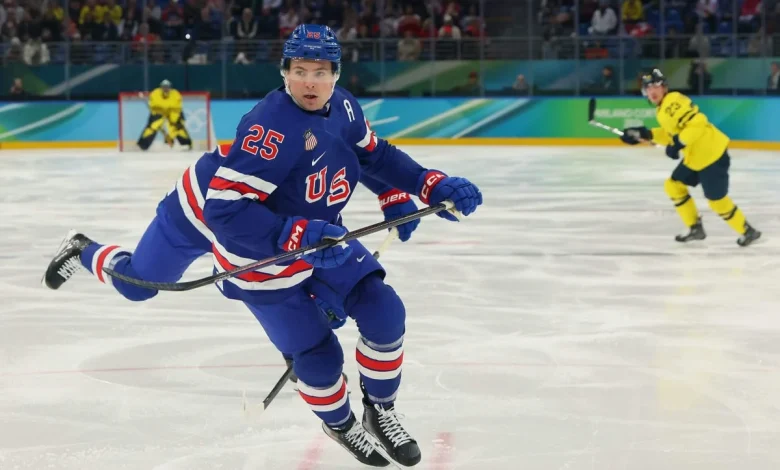 Charlie McAvoy’s Olympic diary: On U.S. women’s gold and preparing to face Slovakia