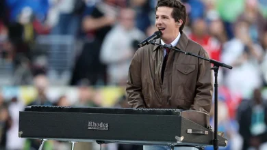Charlie Puth performs Super Bowl national anthem