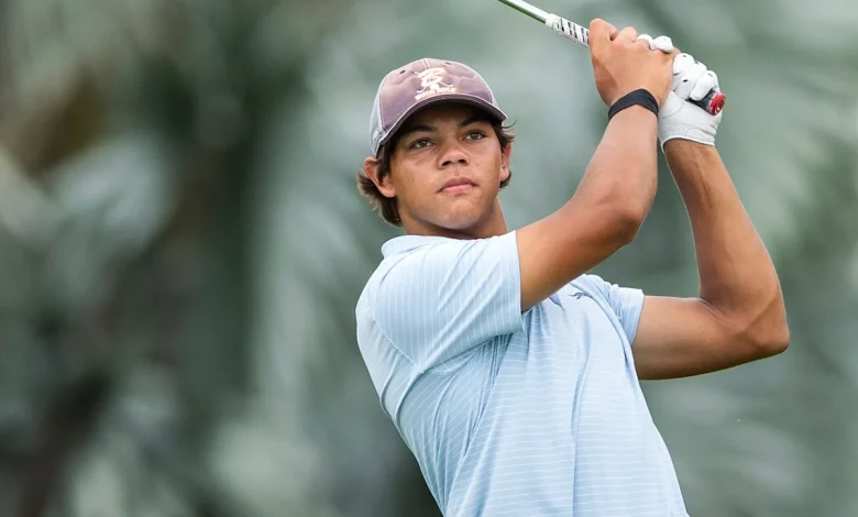 Charlie Woods, Tiger Woods' son, commits to Florida State men's golf