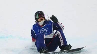 Chloe Kim falls short of historic gold at Winter Olympics
