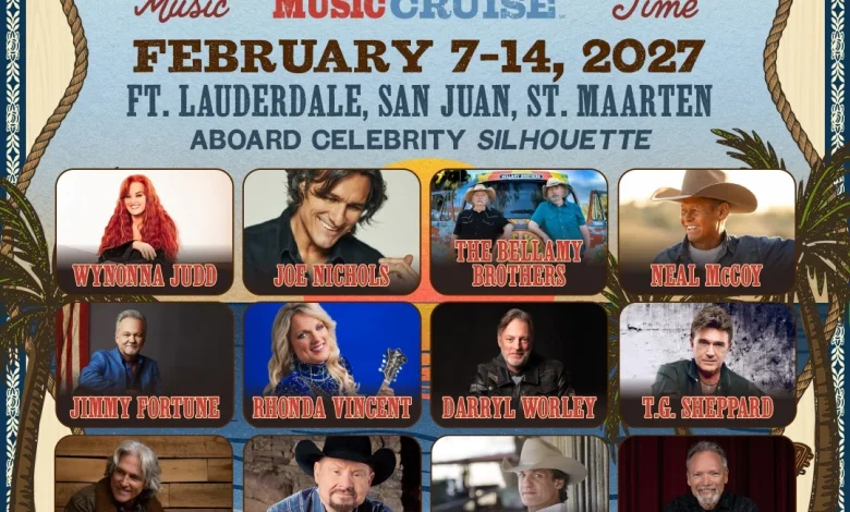 Clint Black, Wynonna Judd And Joe Nichols Lead 2027 Country Music Cruise