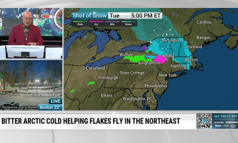 Clipper System Targets Northeast With More Snow Tuesday-Wednesday