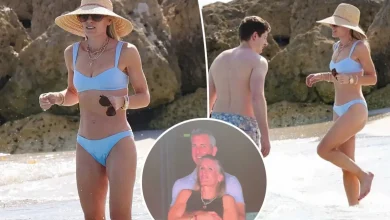 Coldplay kiss-cam’s Kristin Cabot frolics in bikini ahead of $900-a-pop speaking gig on her viral ordeal