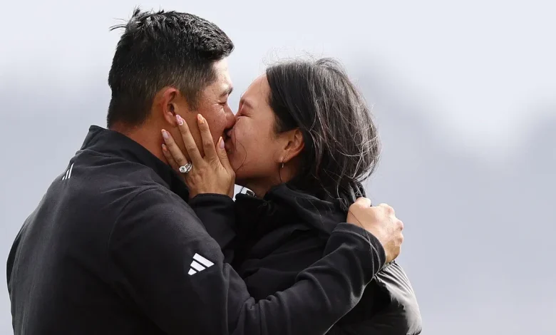 Collin Morikawa reveals wife Katherine is pregnant after Pebble Beach win