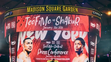 Conor Benn & Rolly Romero Get Into Heated Confrontation Ringside At Teofimo Lopez-Shakur Stevenson Fight