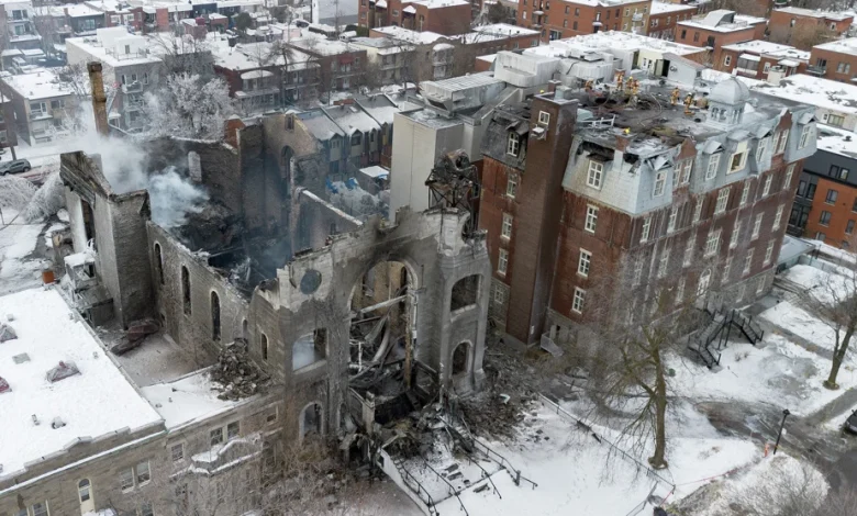Côte-Saint-Paul | Une ancienne église a été ravagée par les flammes
