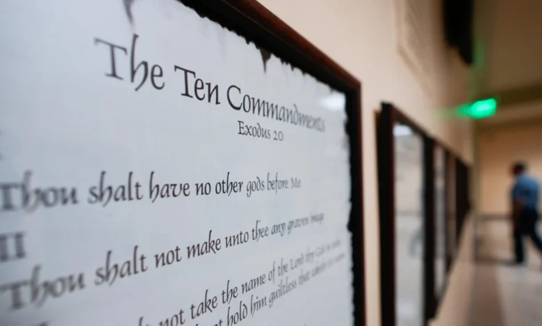 Court clears way for Louisiana law requiring Ten Commandments in classrooms to take effect : NPR