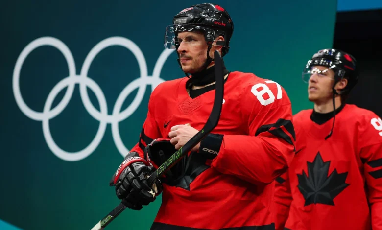 Crosby out for Canada against United States in Olympic gold medal game