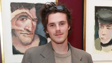 Cruz Beckham poses in his budgie smugglers in 'wild' promo shot for new song