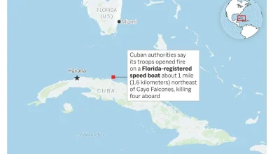 Cuba says it killed 4 people aboard Florida-registered speedboat that opened fire on soldiers