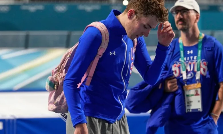 Czech speedskater Metodej Jilek wins the Olympic 10,000 meters gold at age 19 after silver in 5,000