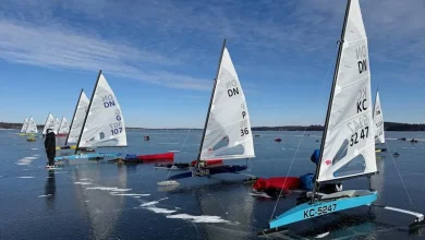 DN ice yacht North American Championship 2026 on Green Lake, Wisconsin