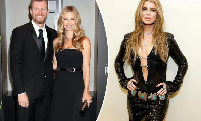 Dale Earnhardt Jr wife Amy stopped Jessica Simpson from visiting husband