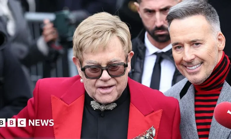 David Furnish and Sir Elton John 'profoundly affected' by Mail targeting, court told