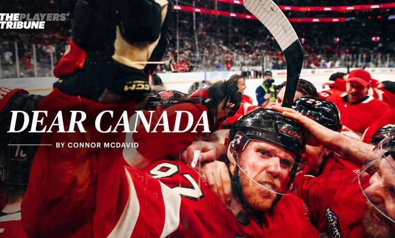 Dear Canada by Connor McDavid