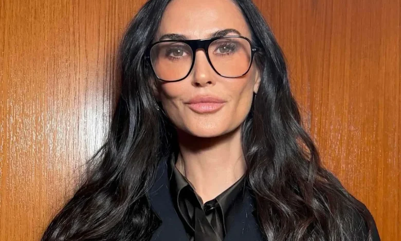 Demi Moore's Edgy Wet-Look Bob Is Her Most Dramatic Hair Change Yet