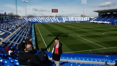 Desolador ambiente en Butarque en el exilio del Rayo para el derbi