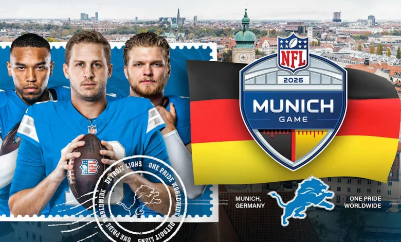 Detroit Lions to play international game in Munich in 2026