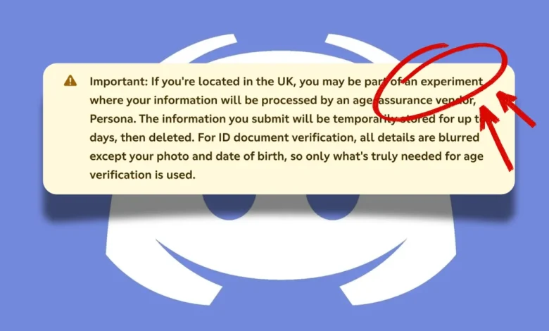 Discord advises UK users that they "may be part of an experiment" where instead of their age verification data never leaving their phone, it will now actually leave their phone