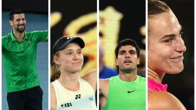 Djokovic-Alcaraz e Sabalenka-Rybakina nas finais do Open da Austrália