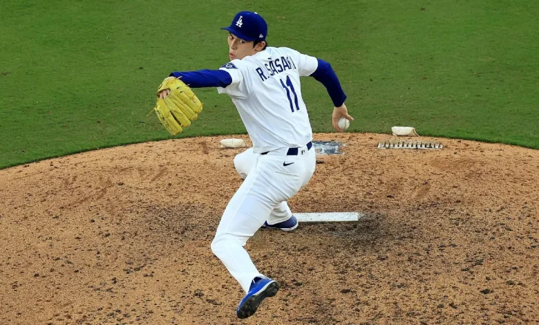 Dodgers' Sasaki working on 3rd pitch to find success as starter