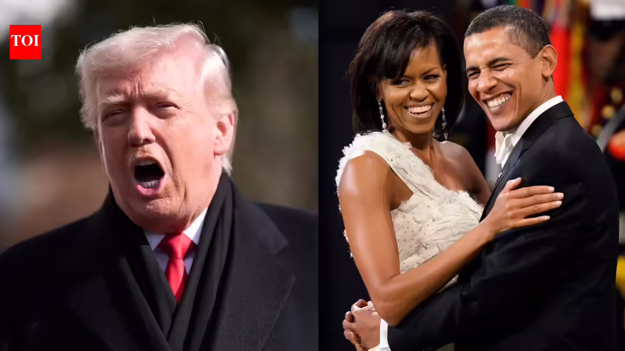 Donald Trump posts AI video depicting Barack and Michelle Obama as monkeys; Democrats condemn post as rac