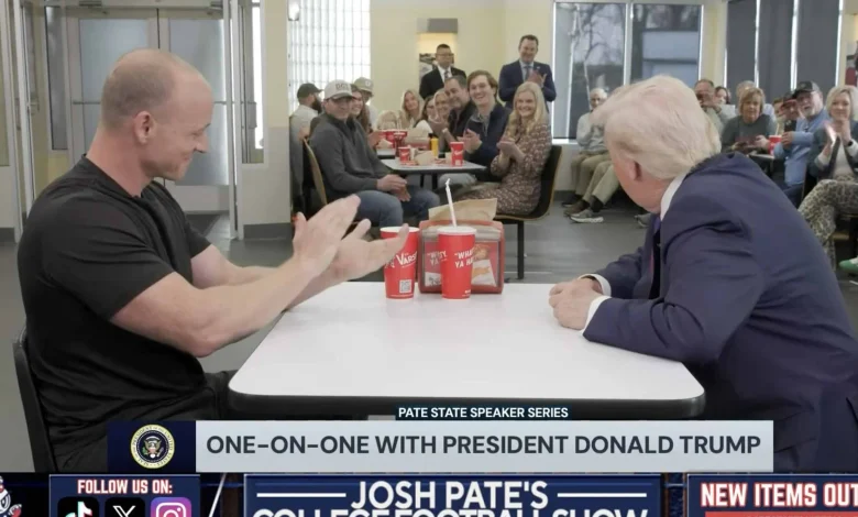 Donald Trump seemed to have no idea what Josh Pate was talking about regarding college football