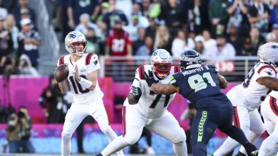 Drake Maye sacked for a third time, Patriots punt for fourth time