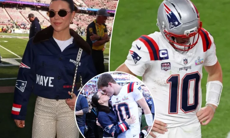 Drake Maye's wife breaks silence on Patriots' Super Bowl 2026 heartbreak