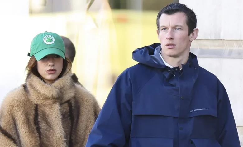 Dua Lipa Bundles Up in Fur Coat for Day Out in Paris with Fiancé Callum Turner